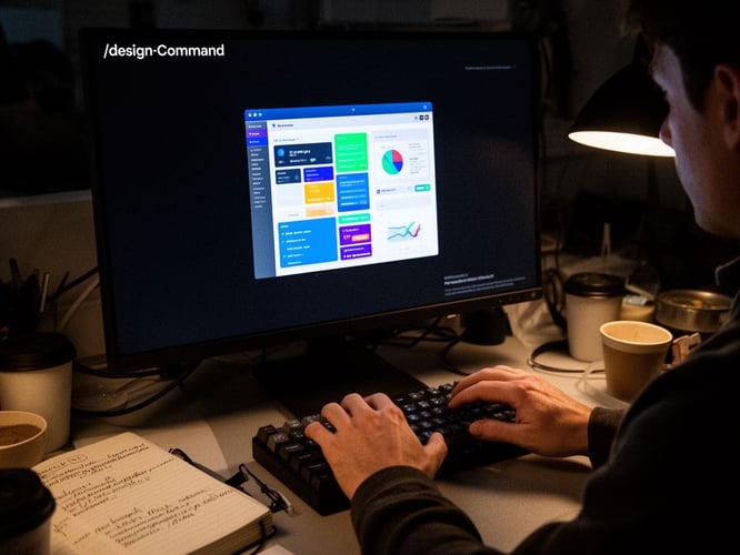 Claude Code gets a /design command that lets developers create UI mockups right in the terminal