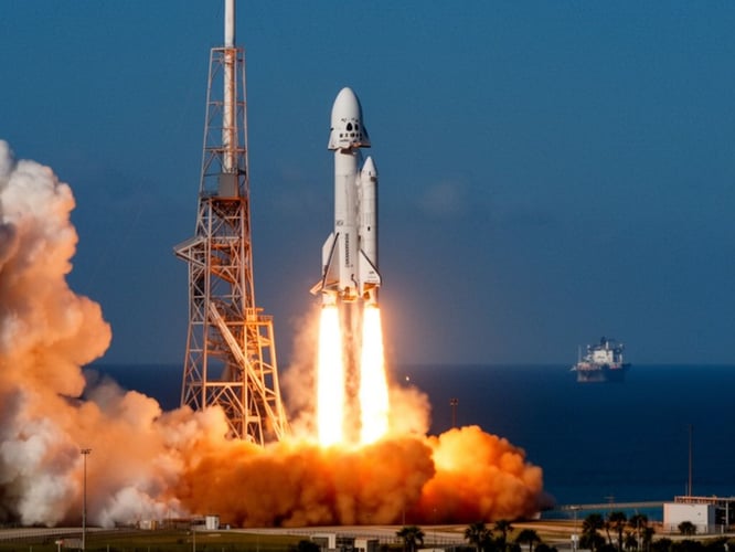 SpaceX sends four international astronauts to the ISS on its 13th crewed Falcon 9 flight
