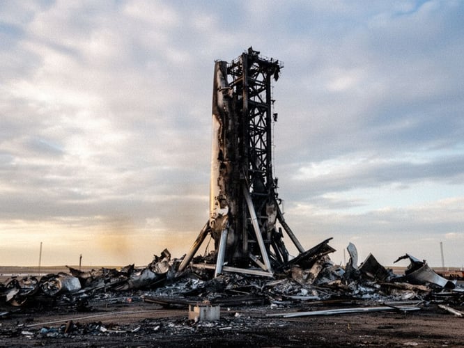 SpaceX Starship destroyed in test stand explosion