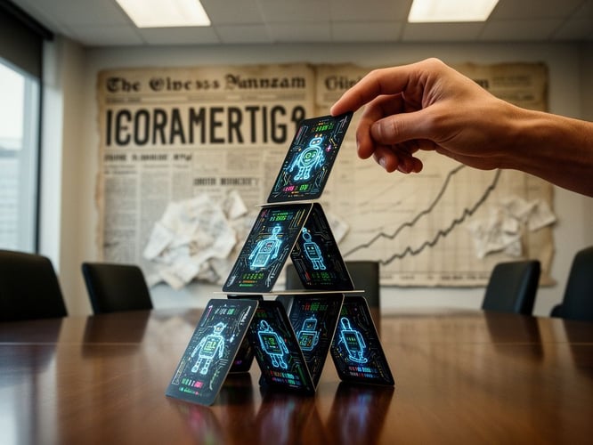 AI’s Wobbly House of Cards Puts Markets and US Economy at Risk