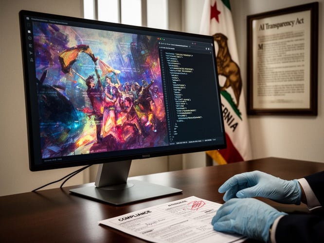 California AI Transparency Act Operative: Midjourney Has No Watermark, Fines Start Today