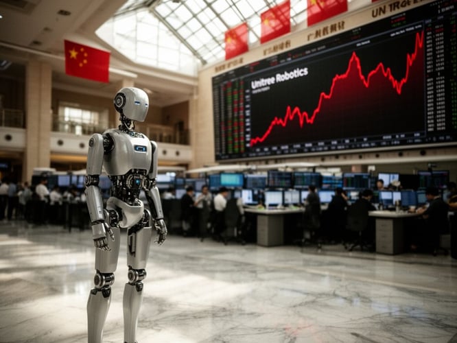 Unitree surges in Shanghai debut, a milestone for China's humanoid robotics sector