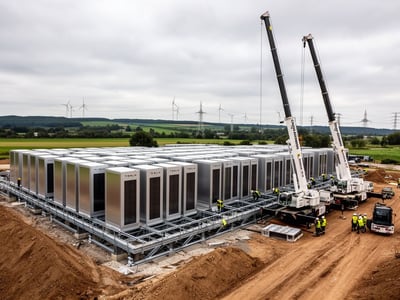 Tesla Breaks Ground on $650M, 2.8 GWh Megapack Site in Belgium