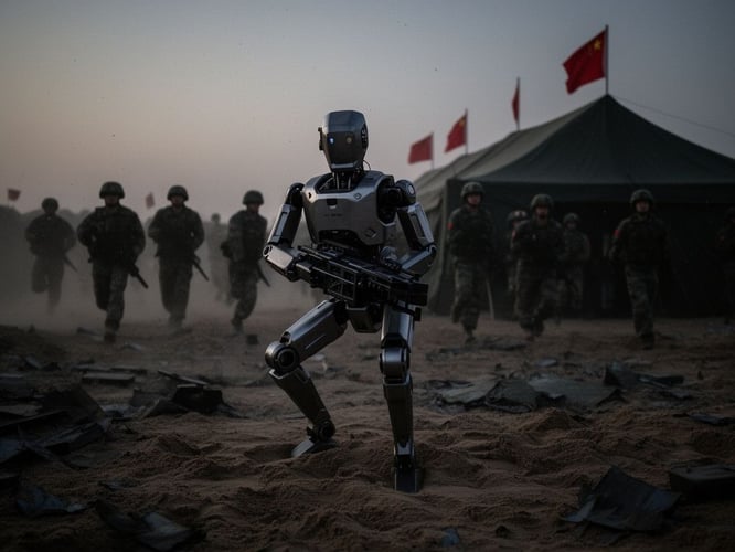 From dance floor to war: China readies humanoid robots for combat