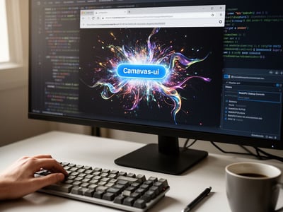 Canvas UI Ships 35 HTML-in-Canvas Components That Run WebGL and WebGPU Effects Over Live DOM