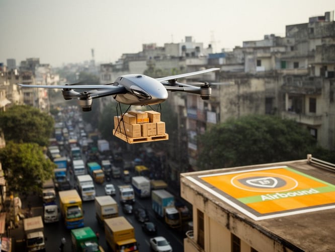India’s Airbound bags $37M to take on trucks with rocket‑like drones