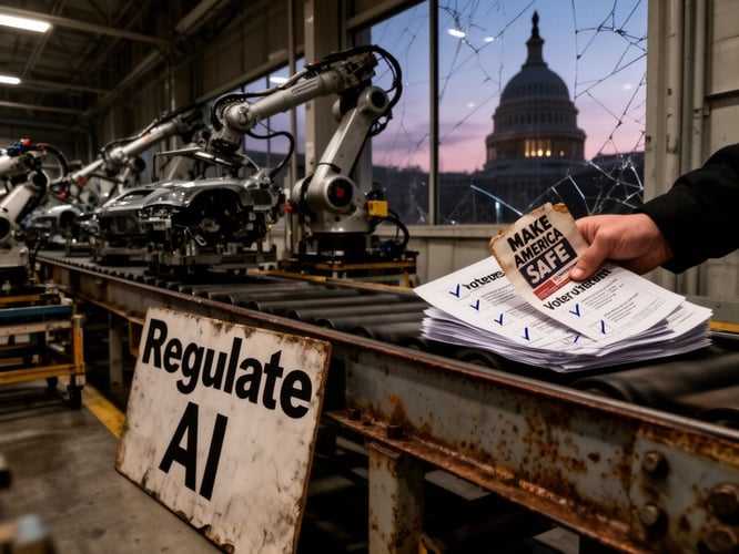Poll shows U.S. voters doubt Trump administration is tackling AI safety and job‑impact concerns