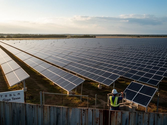 Tesla buys the entire output of a new 140 MW Texas solar farm