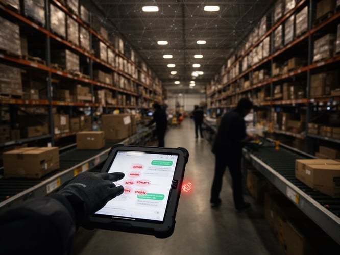 Amazon rolls out AI system to scan UK warehouse staff communications for signs of union activity