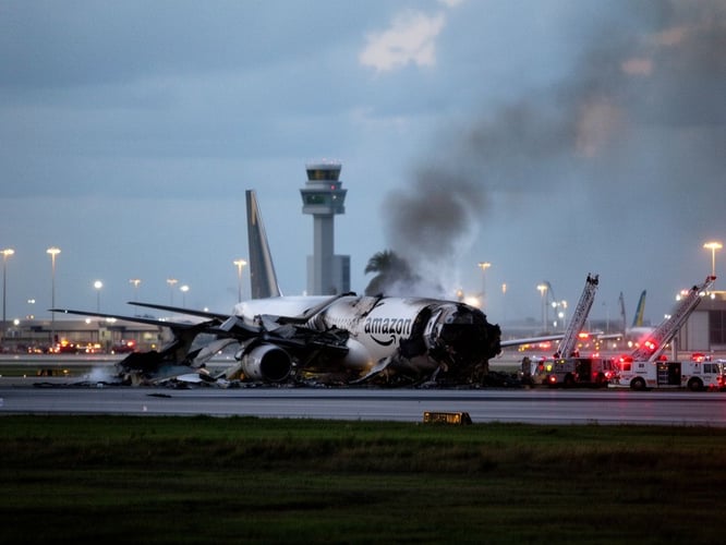 Amazon pauses operations with 21 Air after Miami cargo plane crash