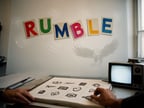 Every letter tells a story in Rumble’s new rebrand via Bear Meets Eagle on Fire