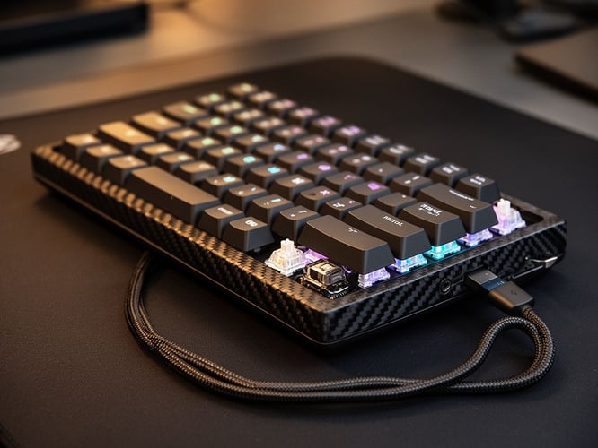 ATTACK SHARK Unveils R86 HE Carbon Fiber Magnetic Switch Gaming Keyboard, Redefining the 75% Competitive Keyboard Experience