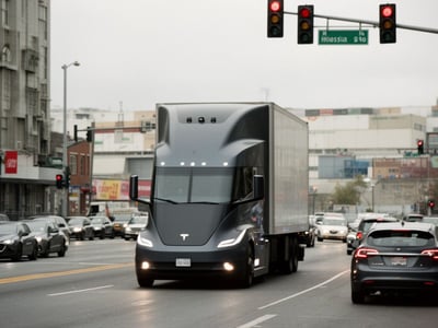 Tesla Introduces Full Self‑Driving Beta for Commercial Delivery Trucks