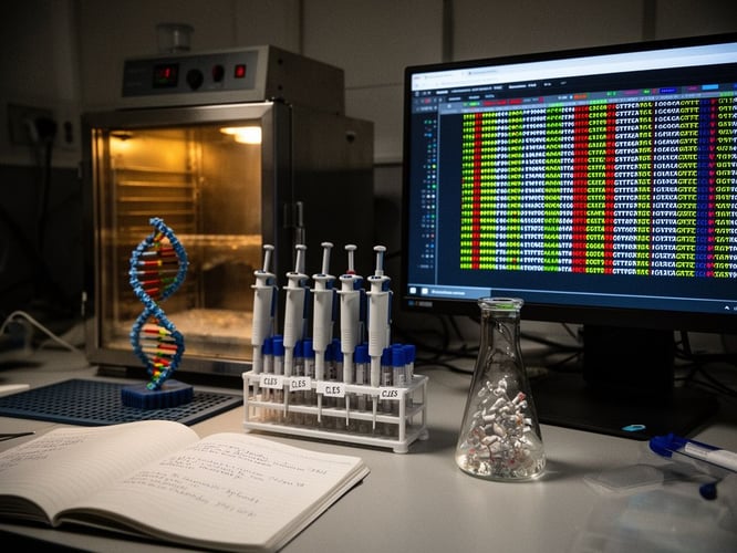 Claude discovers a novel enzyme system with CRISPR‑like repeats