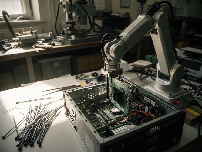 AI coding agents can autonomously direct robot training