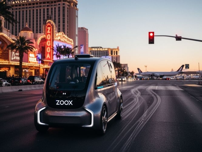 Zoox to start charging for robotaxi rides in Las Vegas