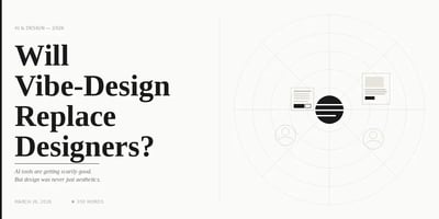 Will Vibe-Design Replace Designers?