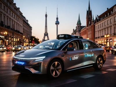 Uber partners with China's Pony.ai for 2,000 robotaxis in Europe