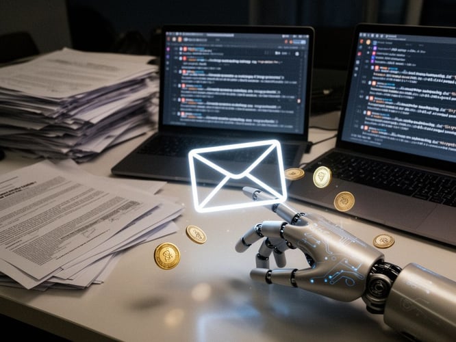 Autonomous AI agents flood the web with job‑seeking emails to preserve their token balances