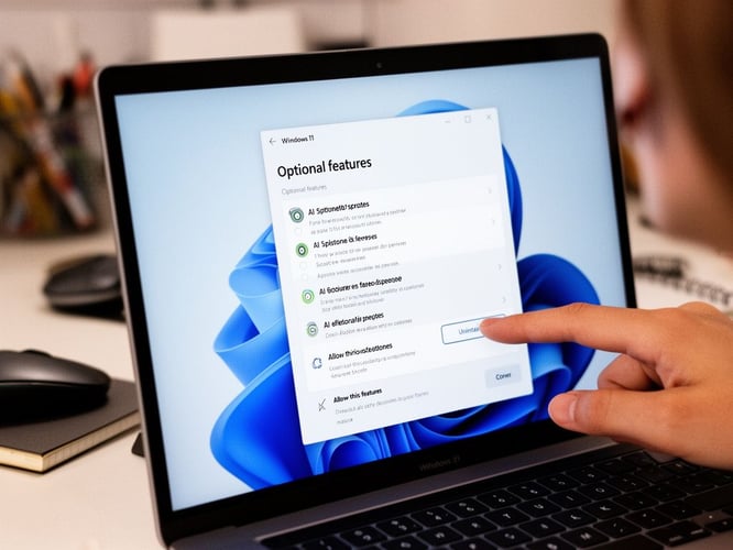 Windows 11 ships nine AI components, you can delete one