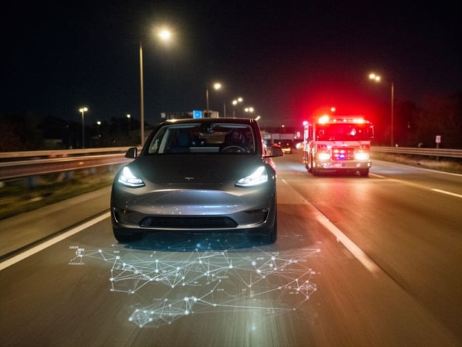 Tesla rolls out FSD upgrade with faster response and emergency‑vehicle detection
