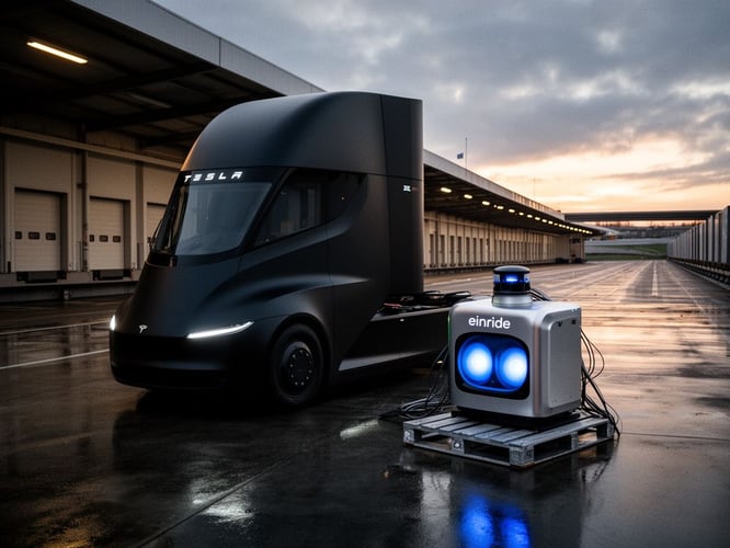 Einride strikes deal to add 500 Tesla Semis to its fleet