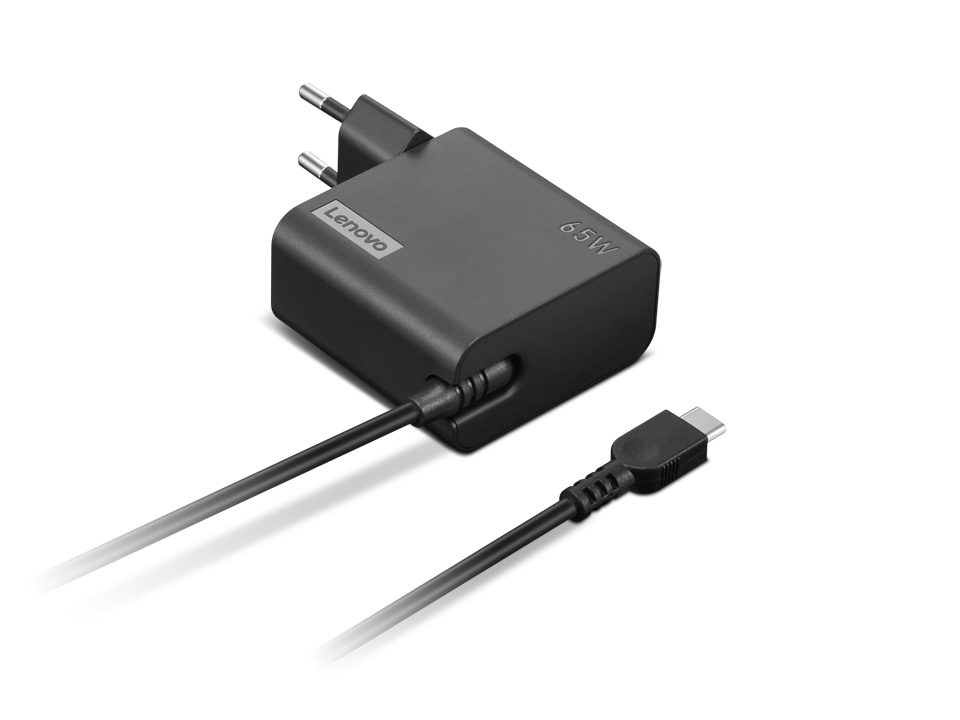 Lenovo 65W USB-C Wall Adapter-EU Pin – fotografie 1 z 3
