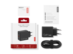 Lenovo Dual USB-C 65W GaN Charger