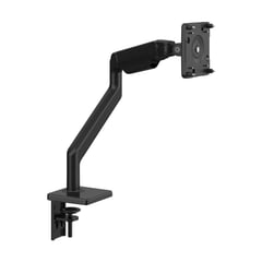 Humanscale Monitor Arm for single monitor, black with black trim