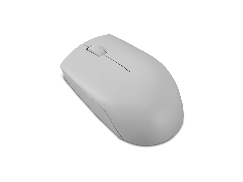 Lenovo 300 Wireless Compact Mouse (Arctic Grey) w/o battery – fotografie 1 z 6
