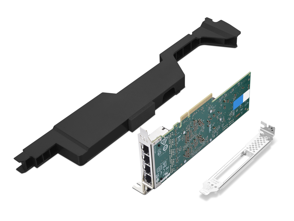ThinkStation Intel E610-XT4 10GbE 4-Port PCIe Ethernet Adapter – fotografie 1 z 2