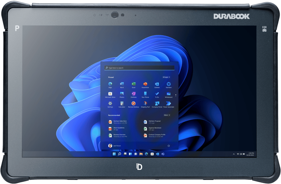 Durabook R11L Rugged Tablet (EU Plug) – fotografie 1 z 5