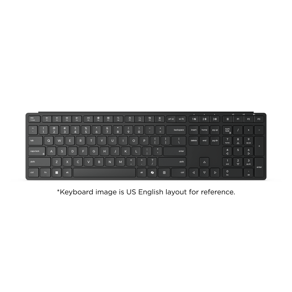 Lenovo Wireless Multi-Mode Pro Keyboard 6000-Czech (ABB) – fotografie 1 z 6