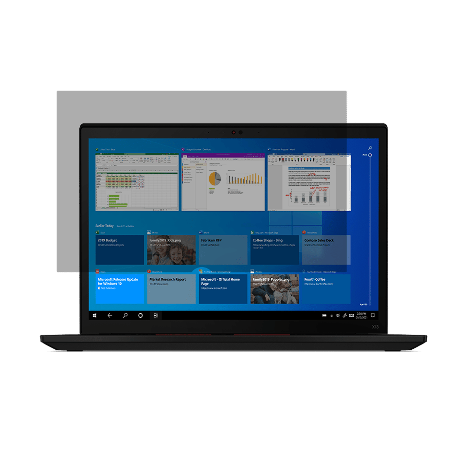 Lenovo 13.3-inch Bright Screen Privacy Filter for X13 Gen2 from 3M – fotografie 1 z 2
