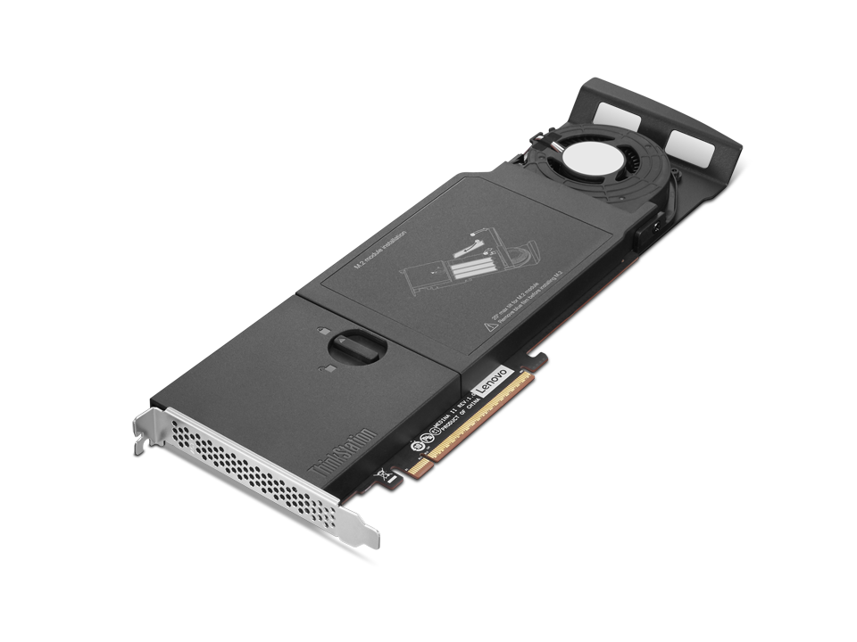 ThinkStation PCIE Gen4 Quad M.2 SSD Adapter