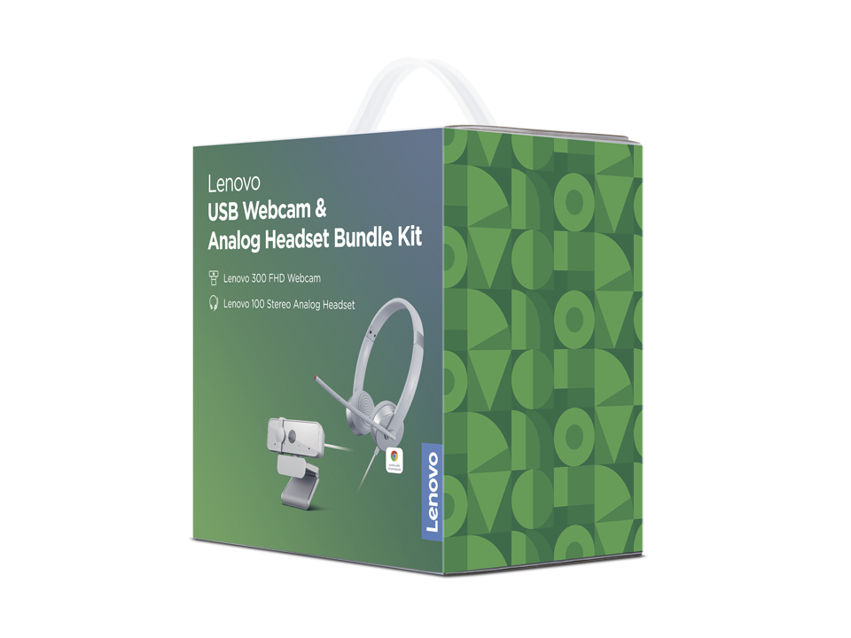 Lenovo USB Webcam & Analog Headset Bundle Kit – fotografie 1 z 2