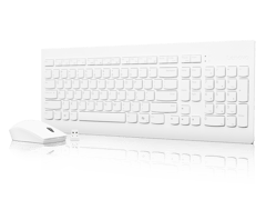 Lenovo 510 Wireless Keyboard and Mouse Combo (White) - Czech/Slovak