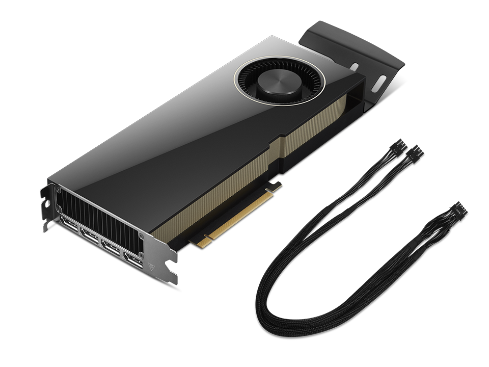 Nvidia RTX 6000 Ada 48GB GDDR6 Graphics Card with long extender