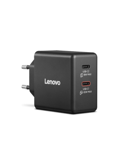 Lenovo Dual USB-C 65W GaN Charger
