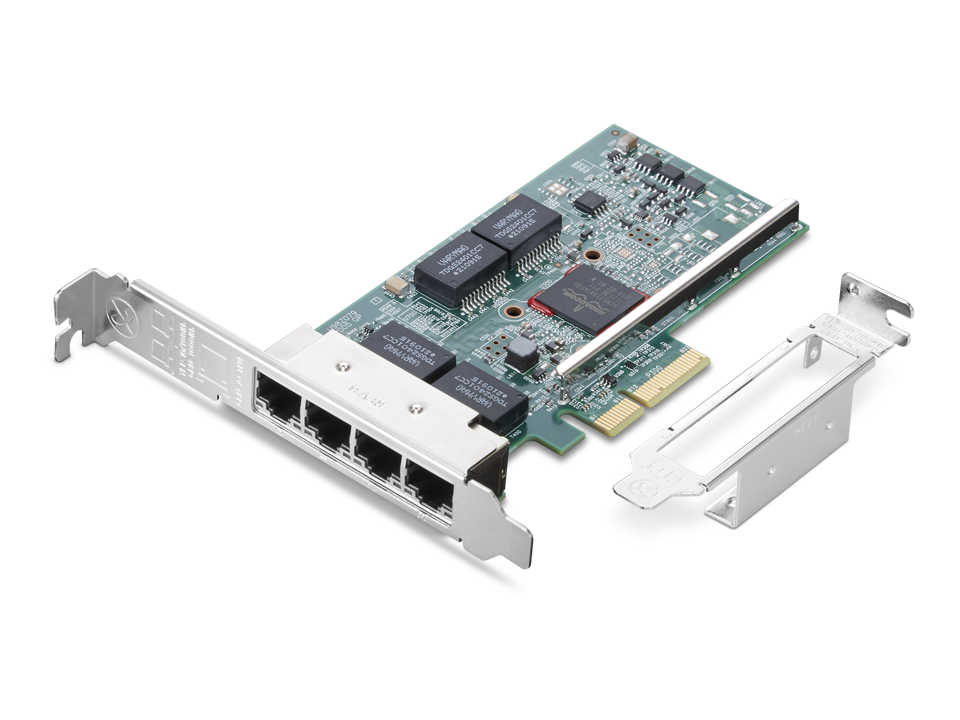 ThinkStation Broadcom BCM5719-4P Quad-port Gigabit Ethernet Adapter – fotografie 1 z 2