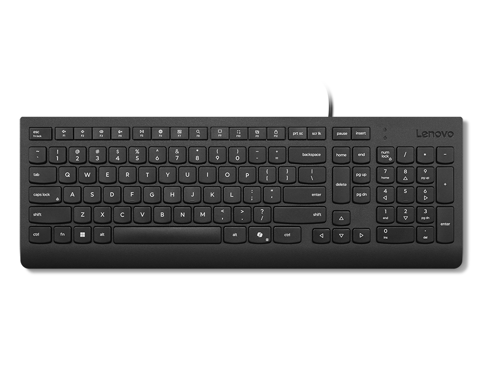Lenovo Essential Wired Keyboard (Black) - Czech (ABB) 489 – fotografie 1 z 3
