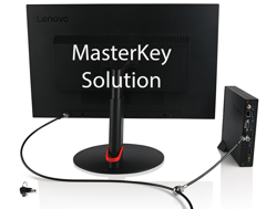Kensington MicroSaver 2.0 MasterKey Twin Head Cable Lock from Lenovo (Requires MasterKey 4Z10P40249)