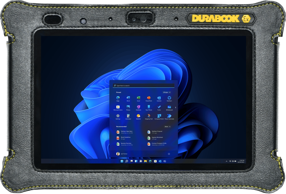 Durabook R8-EX Pro Rugged Tablet (EU Plug) – fotografie 1 z 3