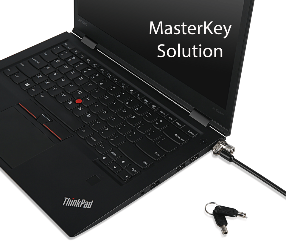 Kensington MicroSaver 2.0 MasterKey Cable Lock from Lenovo (Requires MasterKey 4Z10P40249) – fotografie 1 z 5