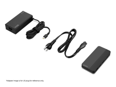 Lenovo USB-C Dual Display Travel Dock (w/ adapter)