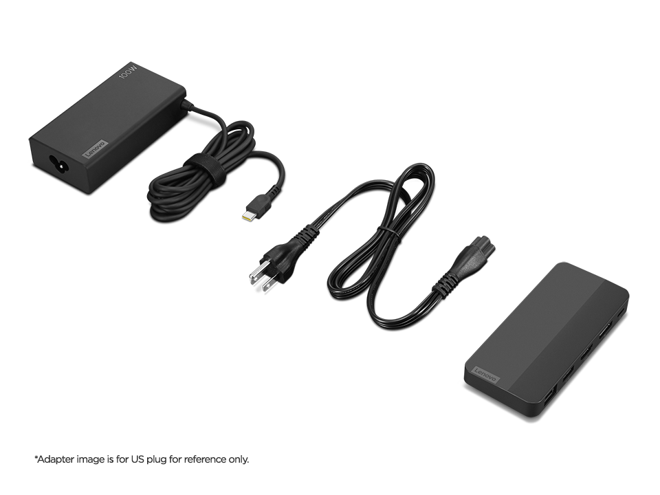Lenovo USB-C Dual Display Travel Dock (w/ adapter) – fotografie 1 z 9