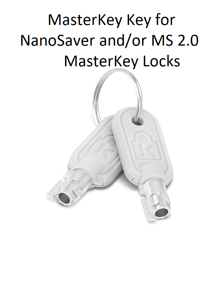 Kensington NanoSaver and / MicroSaver 2.0 MasterKey Key