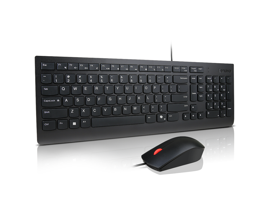 Lenovo Essential Wired Combo Keyboard and Mouse (Czech ABB 489) – fotografie 1 z 4