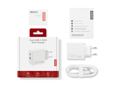 Lenovo Dual USB-C 65W GaN Charger