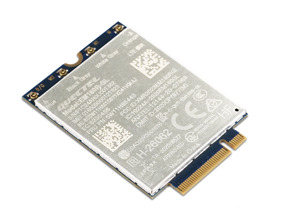 ThinkPad Quectel EM160R-GL 4G Cat 16 M.2 WWAN Module for P14s Gen 5 AMD